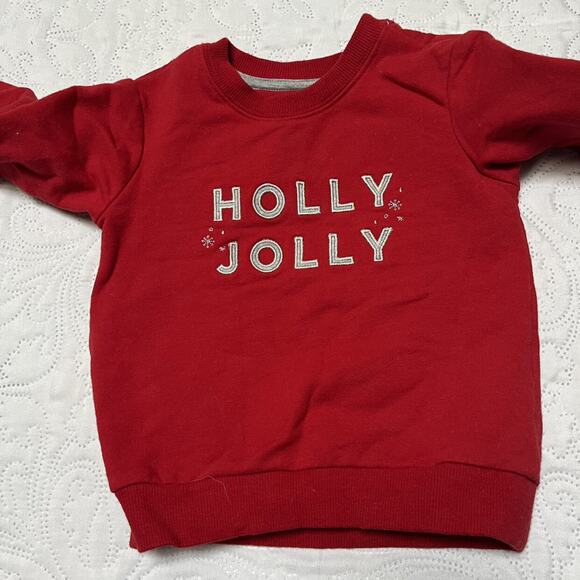 Petit Lem Holly Jolly Sweatshirt Size 18m - Picture 3 of 5